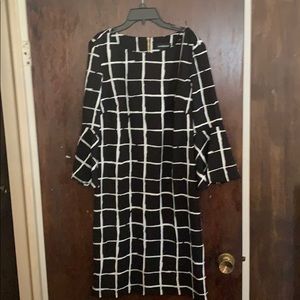 Liz Claiborne Windowpane Dress